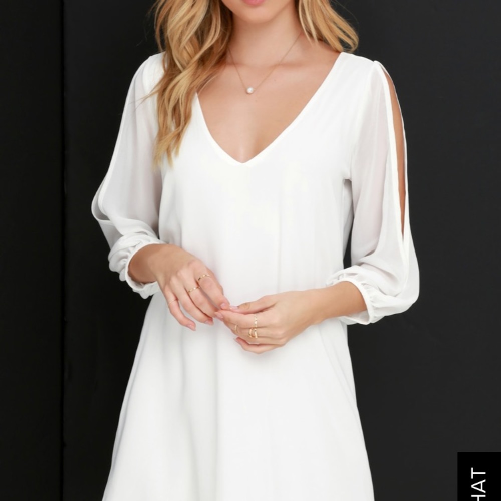 Lulus white dress